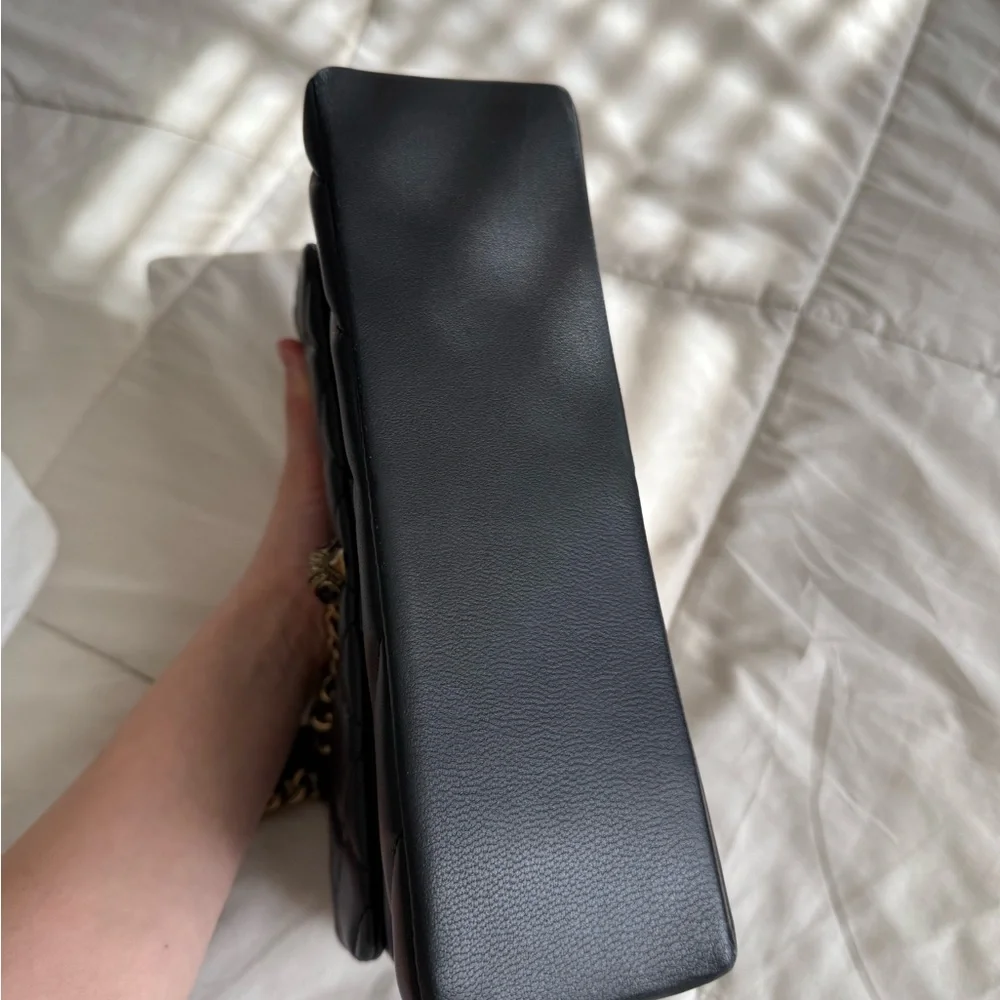 Kurt Geiger Black Leather Shoulder Bag - Picture 5 of 6